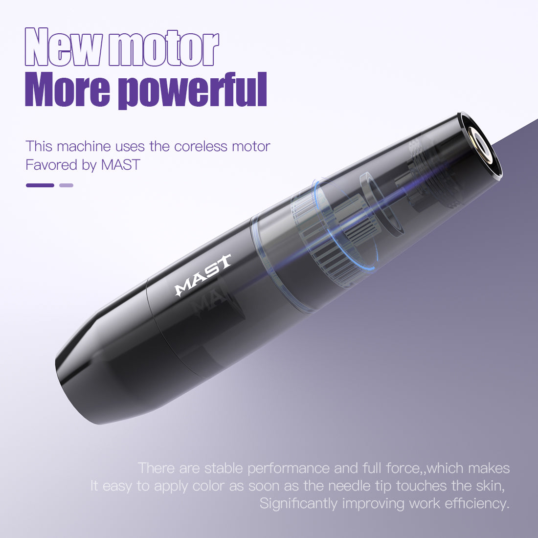 Mast P15 Wireless Tattoo Pen Machine Kit مع Mastlabs Airbot