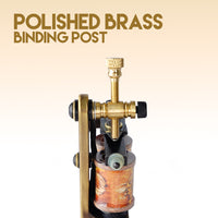 Compass Tattoo Machines Brass Fitted with standard tube vise